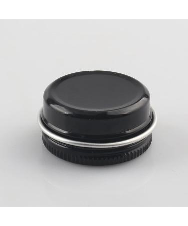 empty jars with lids cosmetic jar B0CL9KV58748 PC 10ml Blue Empty Round Aluminium Tins with Screw Lids Storage Jars Cosmetics Containers Pots with 6 Spatula (Color : Gold Size : 15ml) (Color : Svart - Buy Online on GoSupps.com