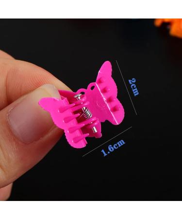 50 Pcs Butterfly Hair Clips for Girls Women Kids - Mini Hair Claw Barrettes - Buy Online on GoSupps.com