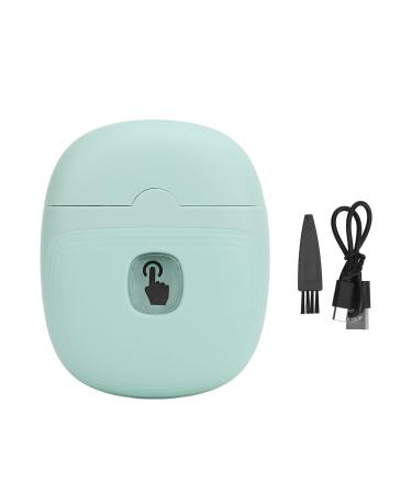 Electric Automatic Nail Clipper with Light Rechargeable Portable Safety Nail Trimmer Night Light for Kids Seniors Adult Great Gift (Matcha)
