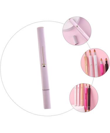 Ipetboom Flat Concealer Brush 1pc Lip Brush Aluminum Tube With Cover Cosmetics Wand Makeup Brushes - Buy Online on GoSupps.com