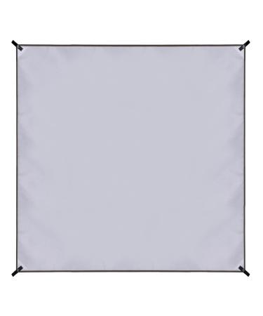 SCOCANOPY Waterproof Camping Tarp Multifunctional Tent Footprint for Camping Hiking Backpacking Lightweight and Compact (95"x142"Grey) 95"x142" Gray