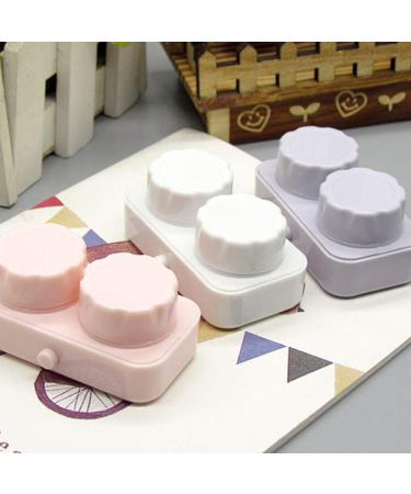 Exceart Contact Lens Organizer - Travel Case & Holder for Lens Care - Pink Eye Contact Container - Buy Online on GoSupps.com