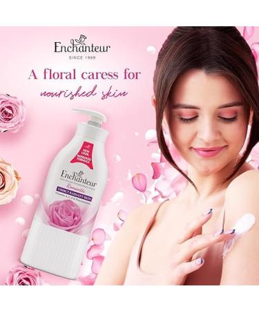 Encha_nteur Romantic Perfumed Body Lotion | Non-Greasy Aloe Vera & Olive Butter | Satin Smooth Skin | Floral French Fragrance | 500ml | Shop Internationally - Buy Online on GoSupps.com