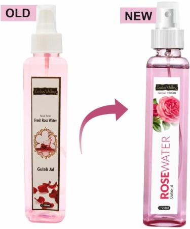 INDUS VALLEY Rosewater - Refreshing Face Mist with Damask Rose All Skin Types - Hydrating Rose Water Spray for Glowing Skin Care - No Dyes or Alcohol Hypoallergenic Vegan 8.451fl. oz - Buy Online on GoSupps.com