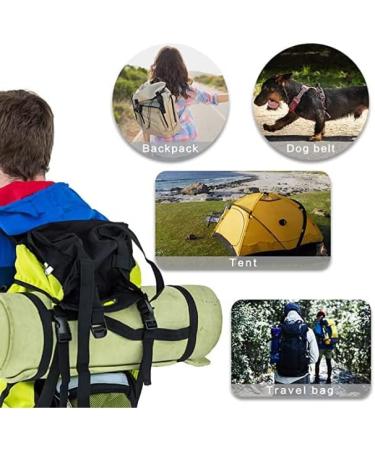 10pcs 1/2"(12.5mm) Side Release Buckles Plastic Black Quick Adjustable Buckle For Backpack Strap DIY Pets Collar Accessory - Buy Online on GoSupps.com