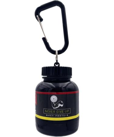 Porte-prot ines kit de 30 et 60 grammes muscle Never Give Up r cipient et entonnoir portable pour prot ines et autres suppl ments - Buy Online on GoSupps.com