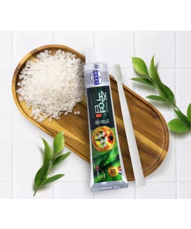 Bamboo Salt Toothpaste Itmongo - Deep Clean Teeth & Gum Care (120g x 3) | Best for Oral Health | International Shipping Available - Buy Online on GoSupps.com