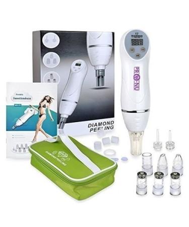Pro-Nu Premium Diamond Mircodermabrasion Kit For Flawless Lifted Blackhead Suction Blemishes Skin Care