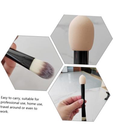 Housoutil Double-ended Makeup Brush Facial Tools Double Ended Blending Sponge Concealer Brush Makeup Supplies Makeup Sponges Mushroom Puff Plastic Miss Double Head Makeup Powder - Buy Online on GoSupps.com