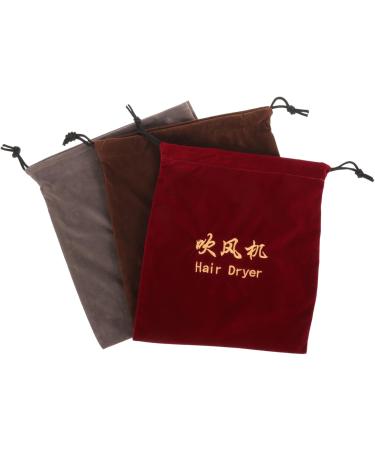 NOLITOY 9 Pcs Hair Dryer Storage Bag Hair Dryer Case Blow Dryer Bag Velvet Storage Bag Hair Dryer Bag Fabric - Buy Online on GoSupps.com
