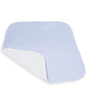 ComfortCare Eco Blue Washable Incontinence Pad 100% Waterproof Bed Protector Sheet 60 x 60 cm