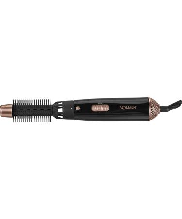 Bomann 681011 CB hot air curling brush with 3 attachments 2 temperature/power settings plus cold setting 600 watts black
