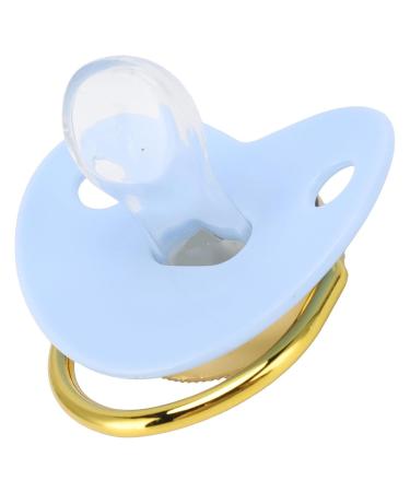 Buy Luxurious BPA-Free Baby Pacifier - Silicone Heart Design with Rhinestones & Clip (Blue) for Safe & Stylish Infants - Buy Online on GoSupps.com