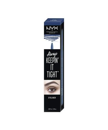 NYX Always Keepin' It Tight Blue Eyeliner Pencil 0.01 oz - Long-Lasting Formula - Buy Online on GoSupps.com