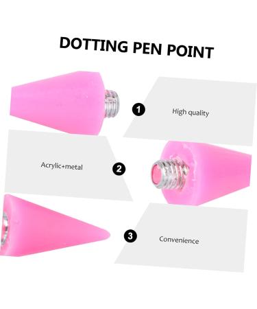 Healeved 9 Pcs Manicure Dotting Tools Studs Picker Wax Heads Wax Rhinestone Picker Wax Pencil for Rhinestones Wax Rhinestones Picker Dual Diy Jewel Picker Dotting Pen Point Acrylic Pink - Buy Online on GoSupps.com