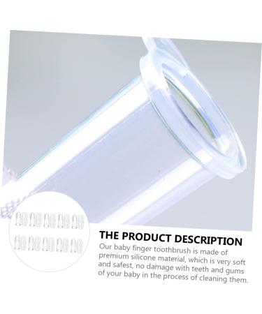 Beavorty 10 Sets Finger Brush Toys for Kids | Baby Toothbrush & Mouth Cleaner | Pet Travel Pebbles | 1 Piece Transparent - Buy Online on GoSupps.com