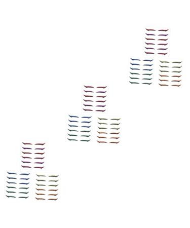 FOMIYES 54 Pairs Anti Sweat Eyeliner Eyeshadow Stickers Adhesive Eyeliner Tape Halloween Man Template