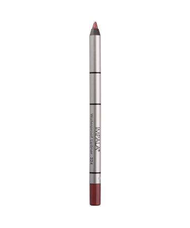 IMPALA | Creamy Waterproof Lip Pencil Pink Nude Color 224 | Permanent Lip Liner | Waterproof Lip Pencil | Long-lasting Lip Liner | Volumizing Effect 224 Pinkish Nude - Buy Online on GoSupps.com