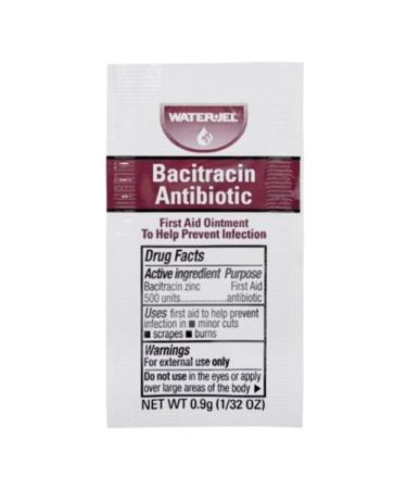 Waterjel Bacitracin Antibiotic Ointment Box of 25