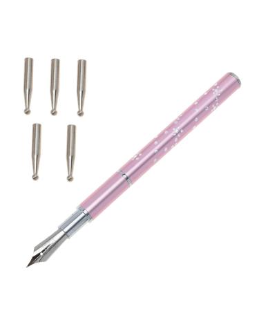 Healeved 1 Set Nail Art Pen Nail Pens Nail Art Tools Nail Tools Nail Painting Tools Diamond Embroidery Tool Nail Dotting Pen Nails Tools Stainless Steel Painted Drill Pen