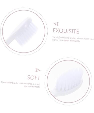 Partykindom Portable 10-Piece Travel Toothbrush Set | Collapsible & Disposable Mini Toothbrushes for Holiday Adventures - Buy Online on GoSupps.com