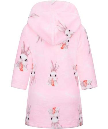 Buy Xinne Young Girls Soft Bathrobe - Cute Rabbit Pattern Flannel Hoodie Pajamas Nightwear for Toddlers & Babies - Buy Online on GoSupps.com