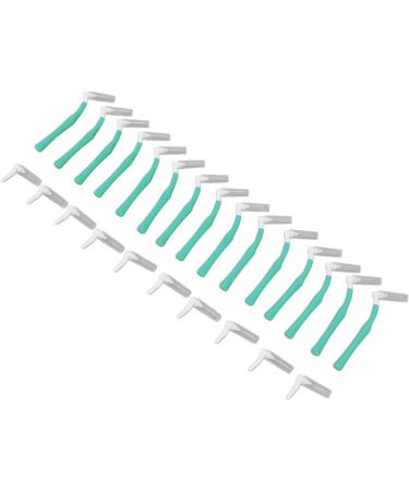 Small L-Shaped Interdental Brushes - 25 Pieces for Oral Care & Tooth Whitening | Eco-Friendly Push-Pull Cleaners - Buy Online on GoSupps.com