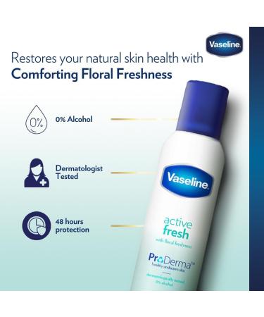  Vaseline Vaseline Active Fresh 48h 250ml | 0% d'alcool (pack de 3) - Buy Online on GoSupps.com