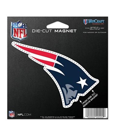 WinCraft NFL New England Patriots Die-Cut Magnet 4.5" x 6"