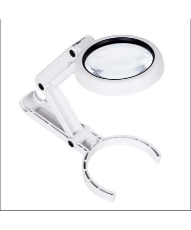 Portable Optical Illuminated Magnifying Glass 5X 11X Magnification Lens 8 LED Lighted Charge Magnifier Glass Full of Stars