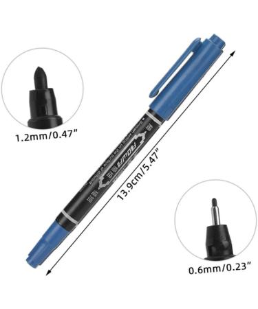 FOMIYES 20 Pcs Eyebrow Marker Pen Salon Mapping Pen Pen Plastic Oil Pen Eyebrow Pencil - Buy Online on GoSupps.com