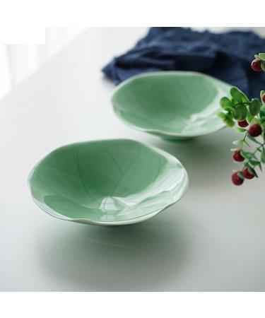 Modern Large Dinner Plates Ceramic Lotus Leaf Shaped Fruit Plate Kitchen Restaurant Special Tableware Modern Creative Salad Bowl Noodles Bowl Dinner Plate Dish Plate Stackable Dinne 8inch One Size - Buy Online on GoSupps.com