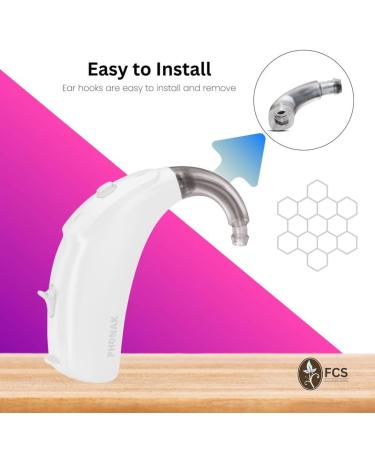 FCS Hearing Devices Ear Hook for A&M STF P T3 BTE - Durable Easy Install Replacement Accessory | Anti-Howling Design | International Shipping Available - Buy Online on GoSupps.com