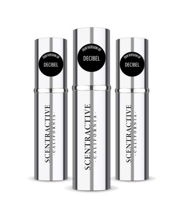 CA Perfume Impression of Decibel For Men Replica Version Fragrance Dupes Concentrated Long Lasting Eau de Parfum Spray Refillable Atomizer Bottle 0.17 Fl Oz/5ml-X3 AZZR DECIBEL IMPRESSION 0.51 Fl Oz (Pack of 1)