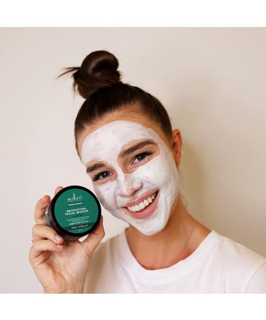 Sukin Super Greens Detoxifying Clay Masque 100ml - Purify & Revitalize Skin - Buy Online on GoSupps.com