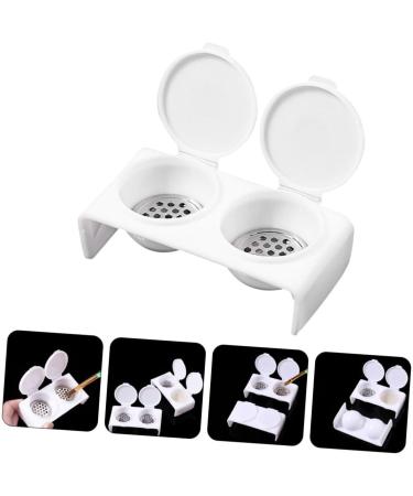 HAPINARY Nail Art Brush Cup Tools Dappen Dish for Nails Nail Soaking Bowl Monomer Holder Nail Bowl for Soaking Nail Monomer Dish Dapping Dish for Nails Wash Pen Various Acrylic - Buy Online on GoSupps.com