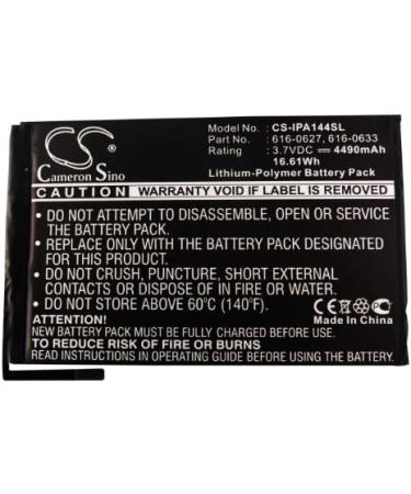 Replacement Battery for Apple ME279LL/A ME280LL/A ME281LL/A ME392LL/A - 4490mAh 3.7V Compatible Parts: 616-0627 616-0633 A1432 A1454 A1455 - Buy Online on GoSupps.com