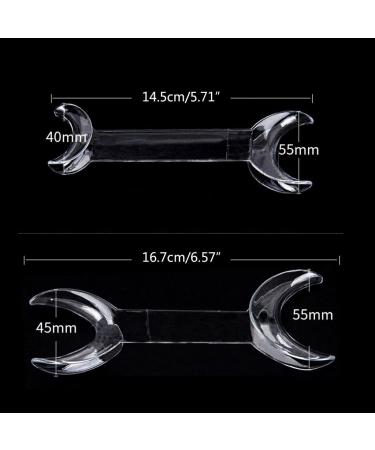 Buy Transparent Intraoral Cheeklip Cliffs - Double Head Dental Mouth Opener for Orthodontics & Tooth Enrollment - Buy Online on GoSupps.com