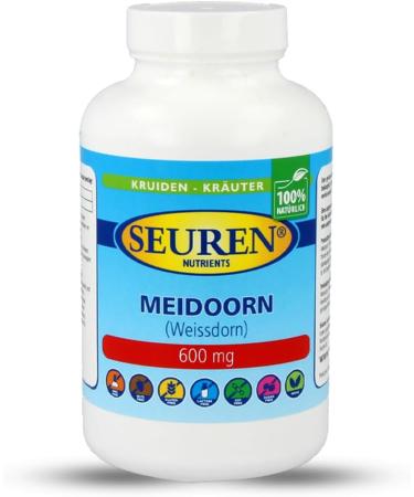 Seuren Nutrients Hawthorn 600 mg - 100 Capsules