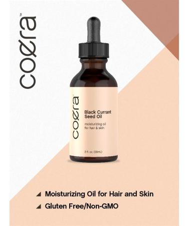 Black Currant Seed Oil - 2 fl oz | Moisturizing Hair & Skin Oil | Paraben SLS & Fragrance Free - Buy Online on GoSupps.com