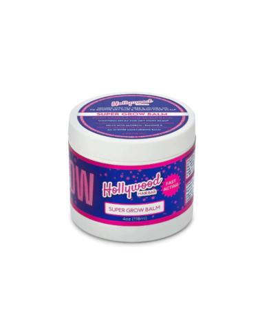 Hollywood Hair Bar Super Grow Scalp Balm - Revitalizing Scalp Balm Vegan and Cruelty Free 4 oz