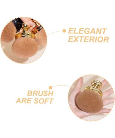 Beavorty Fluffy and Soft Makeup Brush Travel Powder Brush Setting Powder Brush for Loose Powder Face Makeup Brushes Face Powder Brush Cosmetic Brush Blush Brush Travel Makeup Brush 8.50X7.00X7.00CM Golden - Buy Online on GoSupps.com