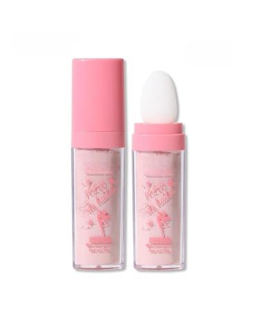 PICKX Fluorescent powder Body Flash Powder Stick Shiny Pink Fairy Pink Shiny Pink White Moonlight Powder Makeup stick Fairy Powder Highlights Fairy Powder Fairy Pink Highlights Patch Fairy Makeup (02#Pink)