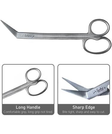 SANDBROS Extra Long Toe Nail Scissors Clippers Cutters Back Pain Chiropody Podiatry 7.5'' with one Micro Serrated Blade for Super Tough Cut K7 - Buy Online on GoSupps.com