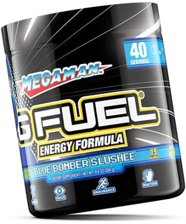 G Fuel Mega Man Blue Bomber Slushee Elite Energy Powder - 9.8 oz (40 Servings) - Buy Online on GoSupps.com