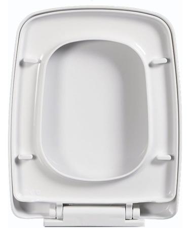 Toilet Lid Toilet Seats Square with Slow-Close Mute Thicken PP Resin Toilet Cover Easy to Install White (L44-47 W36cm) 04d Little Surprise 06b - Buy Online on GoSupps.com