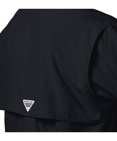 Columbia Men's Bahama II S/S Shirt Black 4X - Lightweight & Stylish - Buy Online on GoSupps.com
