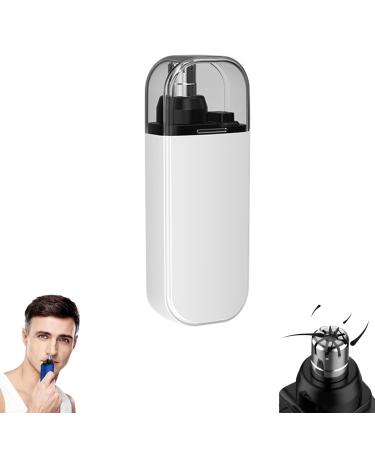 Housgift - Portable Nose Hair Trimmer Housgift Nose Hair Trimmer Housgift Ear and Nose Hair Trimmer for Men and Women Housgift Portable Nose Hair Trimmer Painless & Precision(White)