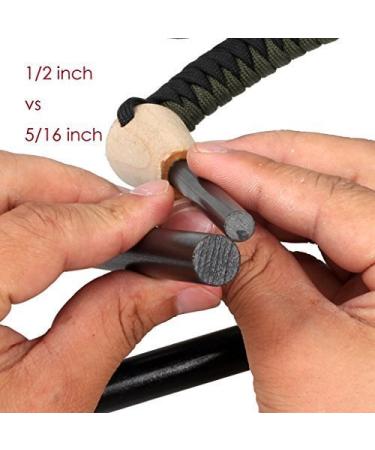 bayite 1/2 x 5 XL Ferro Rod Survival Fire Starter with Toggle - Flint Steel Ferrocerium Rod - Buy Online on GoSupps.com