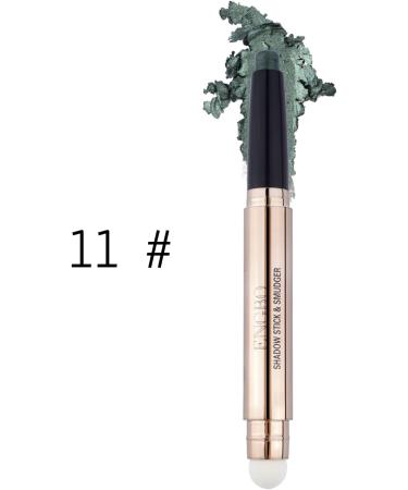  G n rique INTEROOKIE Double Head Monochrome Eyeshadow Pen High Light Smudge Free Beauty Makeup Pearl Light Sleepy Silkworm Eyeshadow (11#) - Buy Online on GoSupps.com